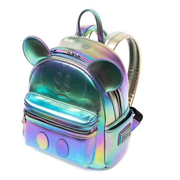 Loungefly - Disney Mickey Mouse Oil Slick Mini Backpack and Wallet main image 10